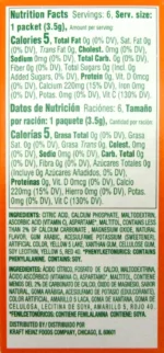 Tang - On The Go Sugar Free Drink Mix (6 sticks) - Image 2