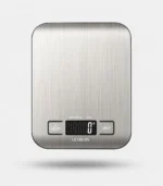 Food Scale, 22lb Digital Kitchen Scale Weight Grams and Ounces for Baking Cooking Coffee Package Postage, 6 Units with Tare Function, LCD Display, Easy Clean Stainless Steel (Silver)