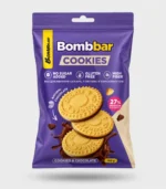 Bombbar Protein Cookies Chocolate Gluten Free, High Fiber and No Sugar Added 100g