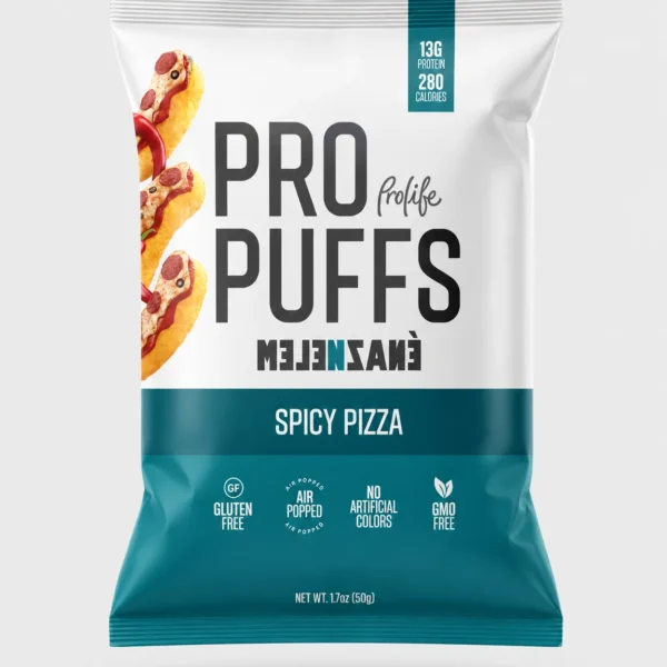 Prolife Cruncho Spicy Pizza Puffs Snacks 50g