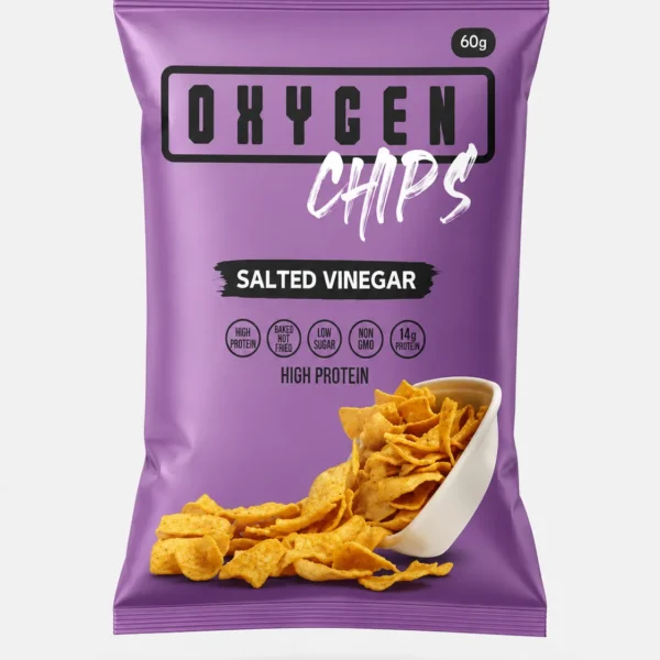 Oxygen High Protein Chip Salted Vinegar Flavor 60gm