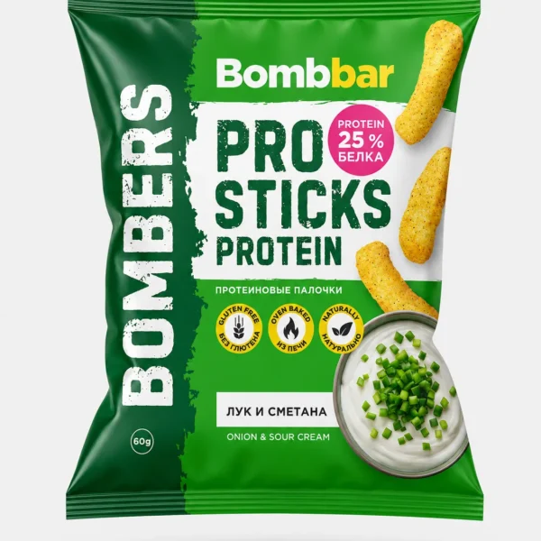 Bombbar Gluten Free Protein Corn Sticks 14x60g