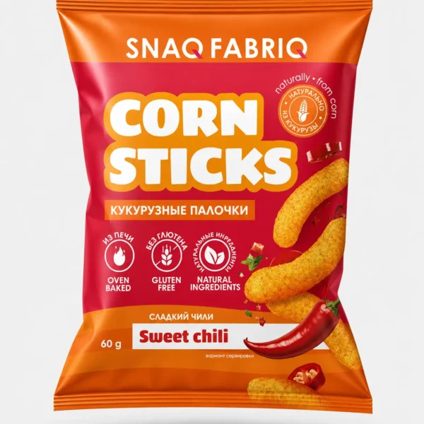 Snaq Fabriq Corn Stick Gluten Free Corn Sticks | 14x60g