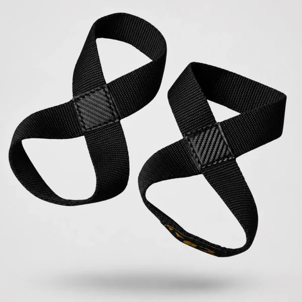 Figure 8 Lifting Straps, Lifting Wrist Straps Black Strength Training for Home