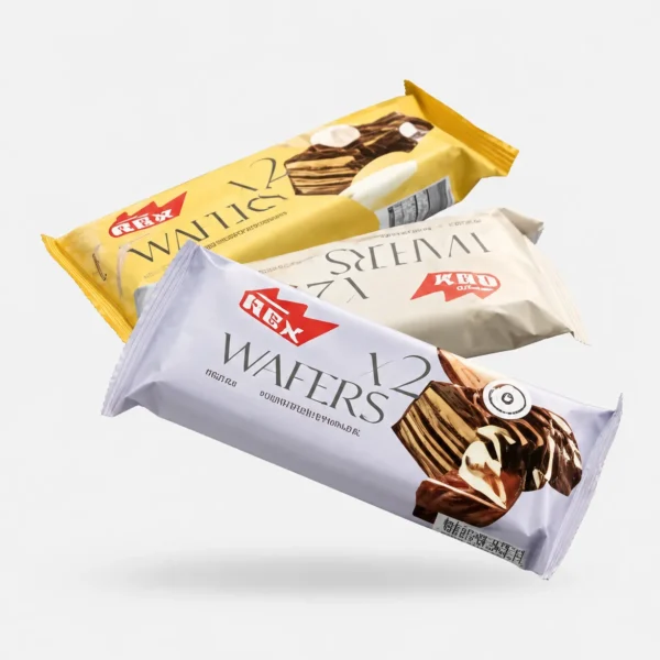 REX Protein Wafers X2 - High-Protein Crispy Waffles for Fitness Enthusiasts 12x50g